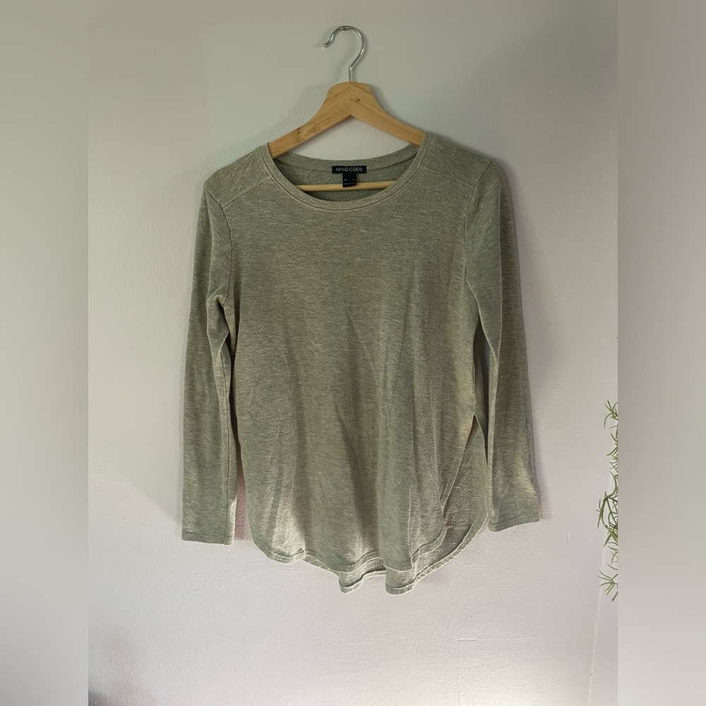 Grey Mind Code Sweater
